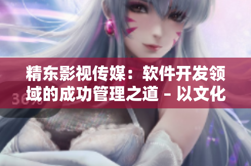 精東影視傳媒：軟件開發(fā)領(lǐng)域的成功管理之道 – 以文化管理為例