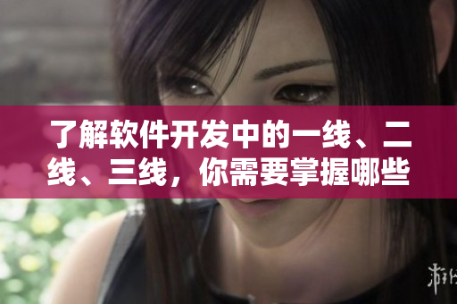 了解軟件開發(fā)中的一線、二線、三線，你需要掌握哪些關(guān)鍵知識(shí)