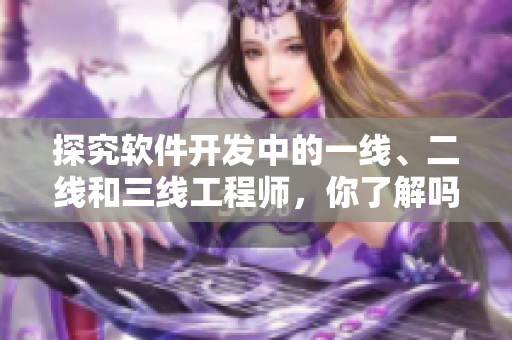 探究軟件開發(fā)中的一線、二線和三線工程師，你了解嗎？