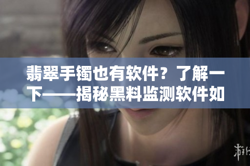 翡翠手鐲也有軟件?了解一下——揭秘黑料監(jiān)測軟件如何為珠寶業(yè)帶來正能量 翡翠手鐲也有軟件?了解一下——揭秘黑料監(jiān)測軟件如何為珠寶業(yè)帶來正能量