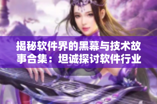 揭秘軟件界的黑幕與技術(shù)故事合集：坦誠探討軟件行業(yè)的前路與出路