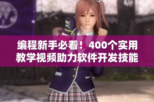 編程新手必看！400個實(shí)用教學(xué)視頻助力軟件開發(fā)技能提升