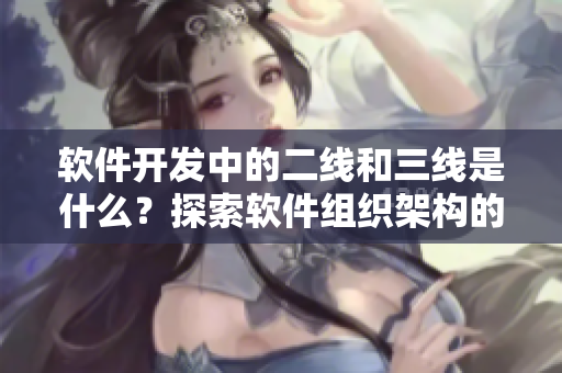 軟件開發(fā)中的二線和三線是什么？探索軟件組織架構(gòu)的奧秘