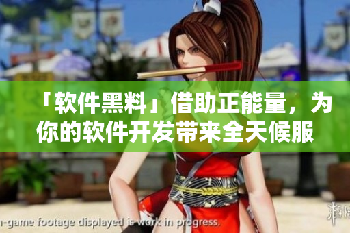 「軟件黑料」借助正能量，為你的軟件開(kāi)發(fā)帶來(lái)全天候服務(wù)