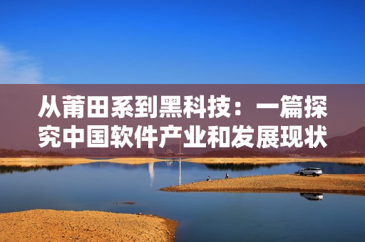 從莆田系到黑科技：一篇探究中國軟件產(chǎn)業(yè)和發(fā)展現(xiàn)狀的深度調(diào)查