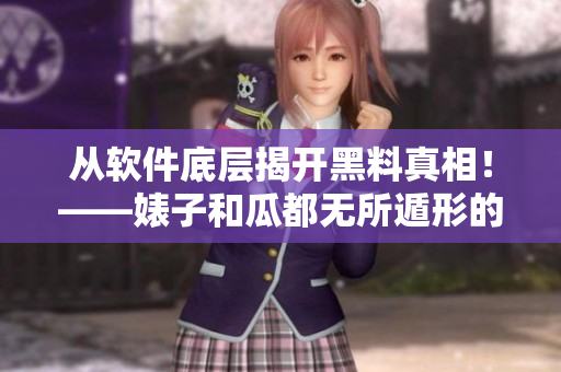 從軟件底層揭開黑料真相！——婊子和瓜都無所遁形的軟件測評合集