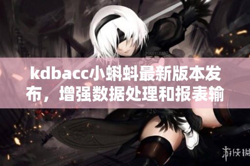 kdbacc小蝌蚪最新版本發(fā)布，增強(qiáng)數(shù)據(jù)處理和報(bào)表輸出功能