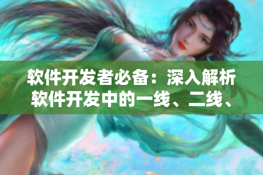 軟件開(kāi)發(fā)者必備：深入解析軟件開(kāi)發(fā)中的一線、二線、三線差異