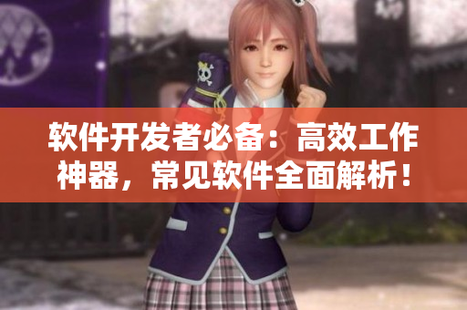 軟件開(kāi)發(fā)者必備：高效工作神器，常見(jiàn)軟件全面解析！