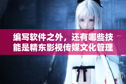 編寫軟件之外，還有哪些技能是精東影視傳媒文化管理公司所看重的