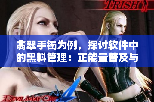 翡翠手鐲為例，探討軟件中的黑料管理：正能量普及與隱私保護(hù)